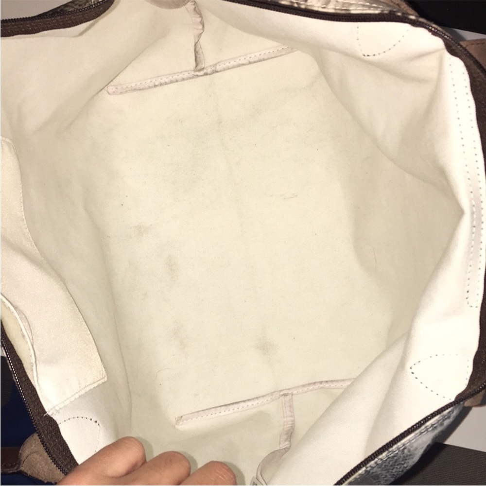 Long champ RARE snakeskin print large tote - Picture 3 of 10